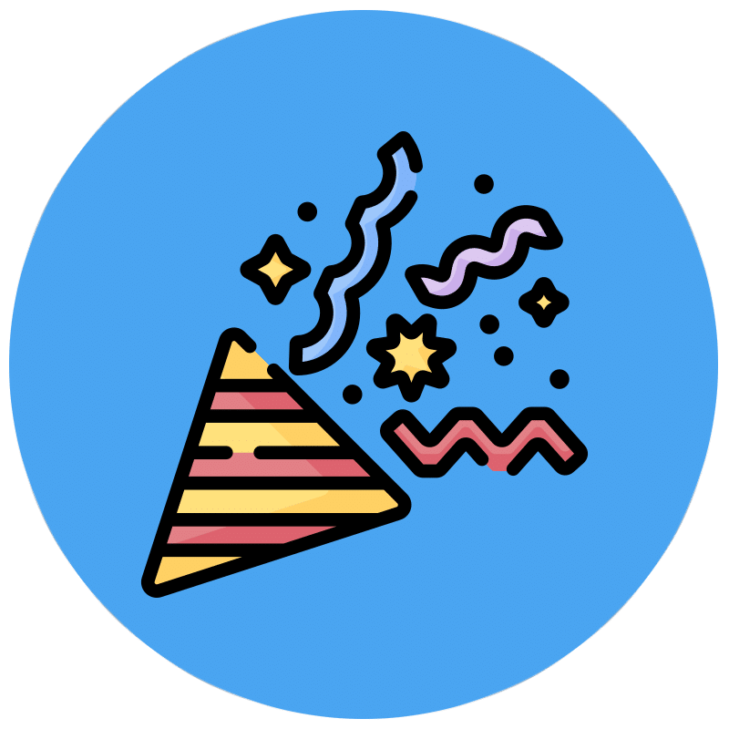 Logo de représentation de fête